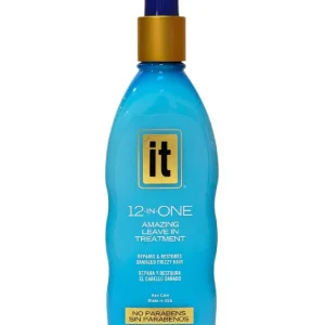 TRATAMIENTO CAPILAR SIN ENJUAGUE REPARA Y RESTAURA EL CABELLO DAÑADO Y CON FRIZZ, 12 BENEFICIOS EN 1 IT 300ML