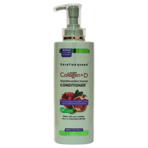ACONDICIONADOR PARA EL CABELLO DE GRANADA ROJA CON VITAMINA D HIDRATANTE 800ML, FORMULA QUE PREVIENE LA CAIDA DEL CABELLO Y PROTEGE EL COLOR ORIGINAL, REPARA LAS PUNTAS ABIERTAS Y SECAS, DEJA LE PELO SUAVE, SEDOSO Y LISO KERATINE QUEEN