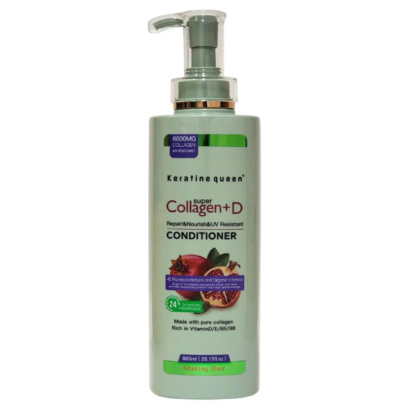 ACONDICIONADOR PARA EL CABELLO DE GRANADA ROJA CON VITAMINA D HIDRATANTE 800ML, FORMULA QUE PREVIENE LA CAIDA DEL CABELLO Y PROTEGE EL COLOR ORIGINAL, REPARA LAS PUNTAS ABIERTAS Y SECAS, DEJA LE PELO SUAVE, SEDOSO Y LISO KERATINE QUEEN