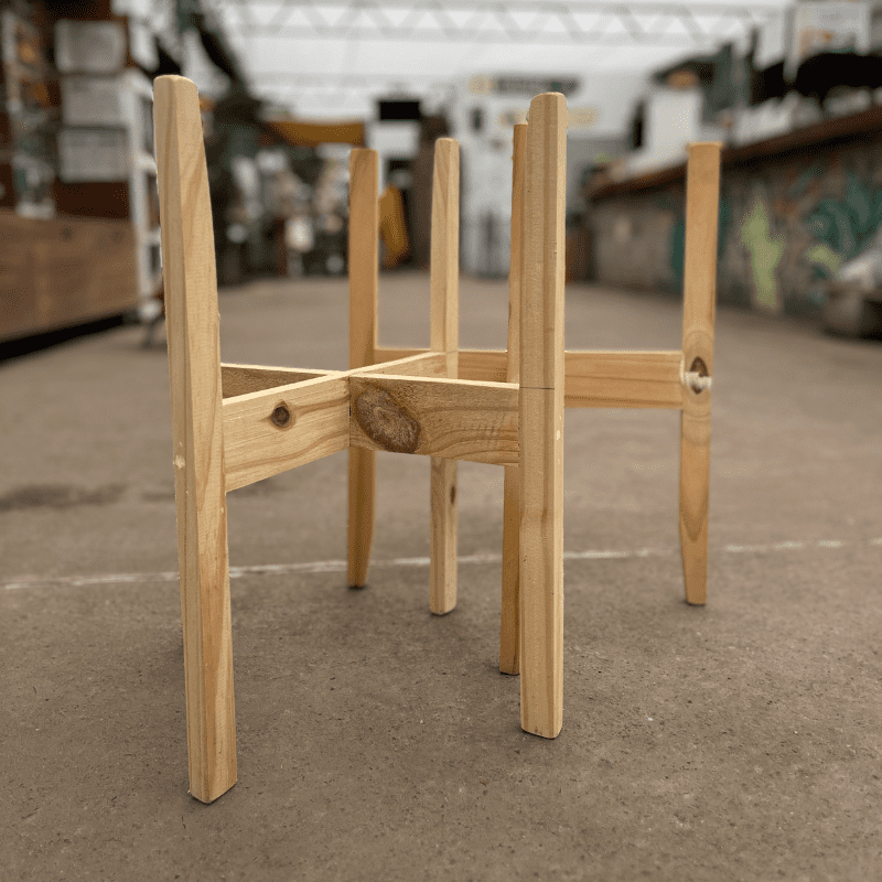 Pie nórdico de pino