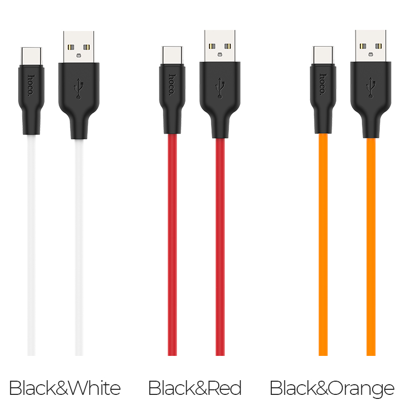 Cable Usb Micro Usb 2M Blanco y Negro