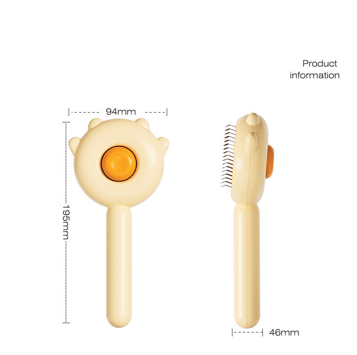Cepillo Para Mascotas De Plástico