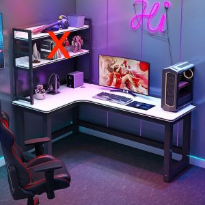 Escritorio Gamer De Esquina Melamina Izquierdo