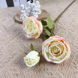 Flor Artificial Plastica Rosado Agua De Poliester 5125099950765