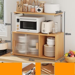 Alacena De Bambu 3 Niveles 67Cm