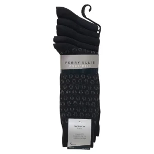CALCETA ALTA ORIGINAL PERRY ELLIS 5 PARES SIZE 7-12