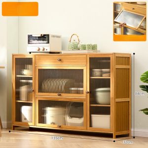 Alacena Bambú  y acrilico 135CM