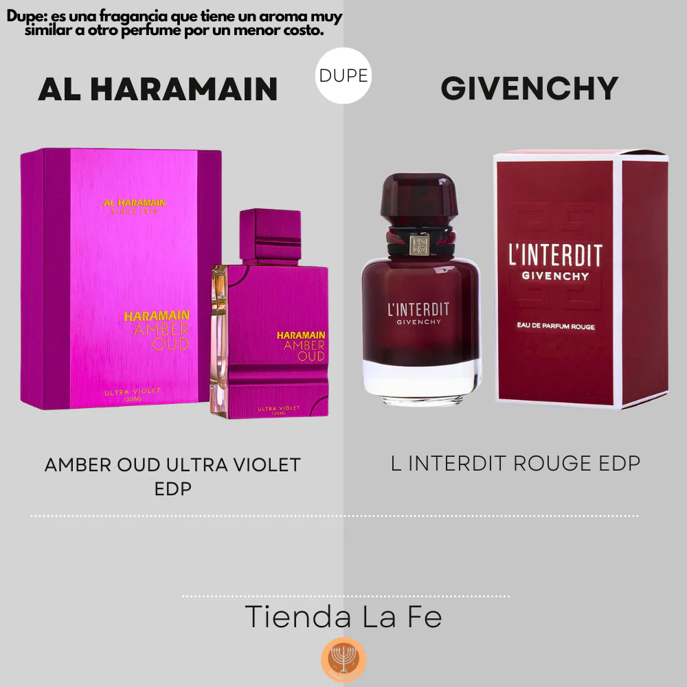 AL HARAMAIN AMBER OUD ULTRA VIOLET EDP 60ML (M) (DUPE GIVENCHY L INTERDIT ROUGE EDP)