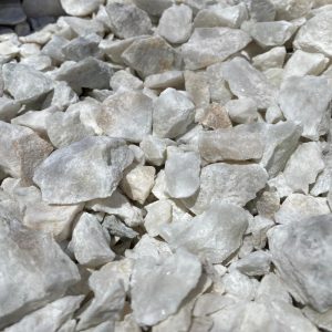 Piedra Granza Blanca Brillante x 25 Kg