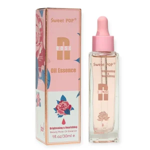 ACEITE FACIAL ILUMINADOR Y NUTRITIVO DE ROSA, EXTRACTOS VEGETALES, INOSITOL, ACIDO ETILO, MEJORA LA PIEL DESHIDRATADA, SUAVE SWEET POP ROSE OIL ESSENCE 30ML