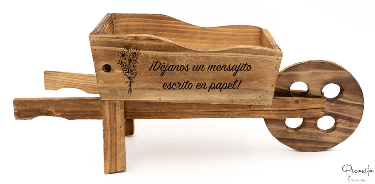 Carretilla Mediana de Madera