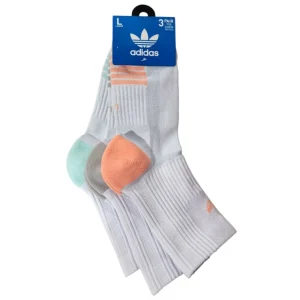 CALCETA ALTA ORIGINAL ADIDAS 3 PARES SIZE L