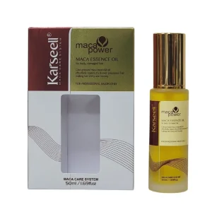 ACEITE PARA EL CABELLO 100 ML ,GOTAS KARSEELL DE REPARACION PROFUNDA DEL CABELLO SECO Y DAÑADO, HIDRATA Y NUTRE ESENCIAL DE MACA 50ML