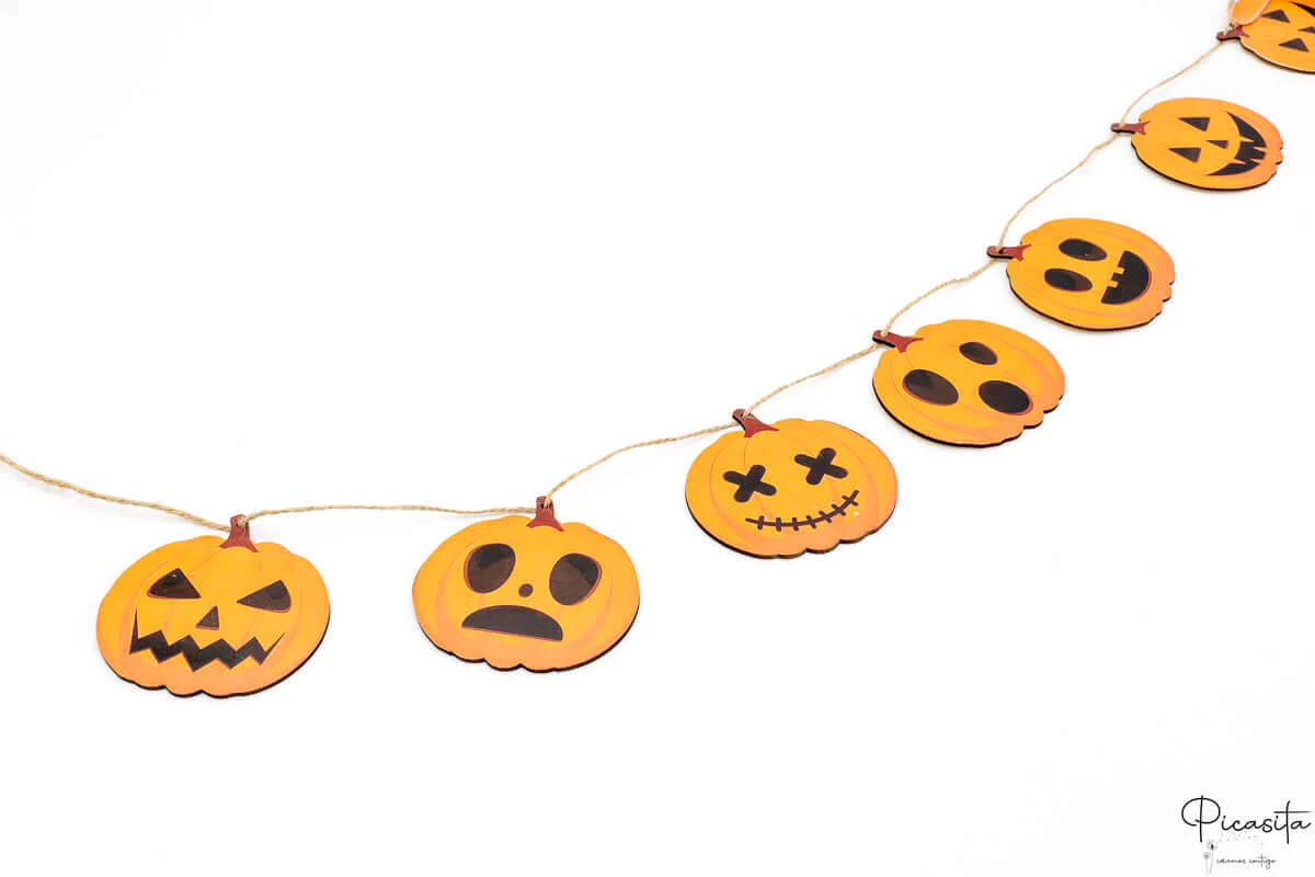Guirnalda de Calabazas de Halloween