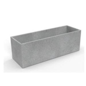 Maceta jardinera alta fibrocemento