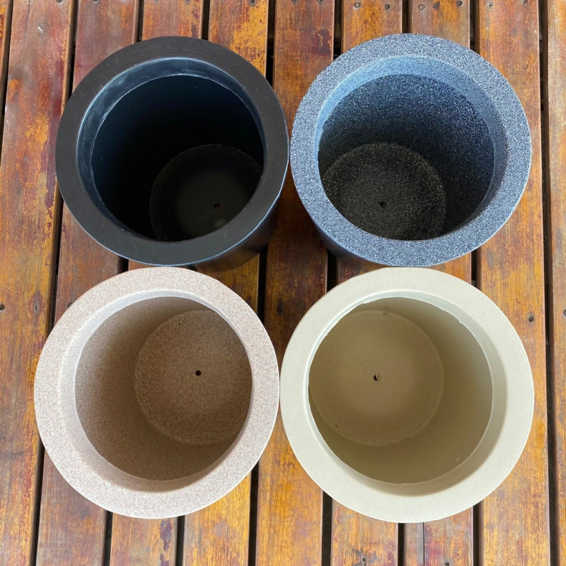 Maceta rotomoldeo MAIDA cónica lisa