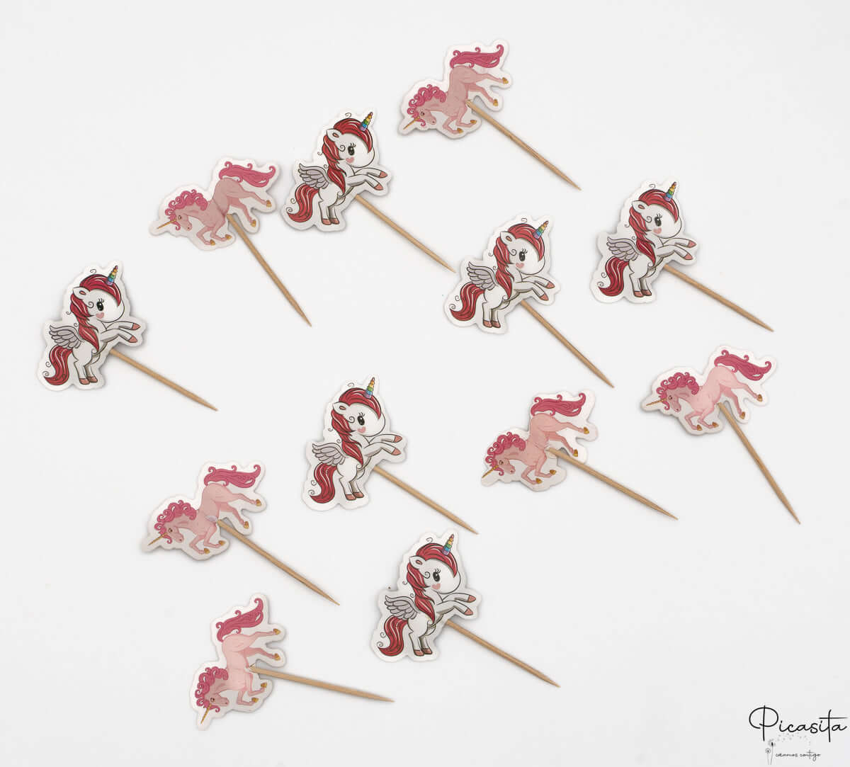 Palillos Decorativos Cumpleaños - Imagen 6