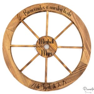 Rueda de Carro de Madera