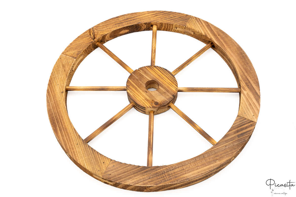 Rueda de Carro de Madera
