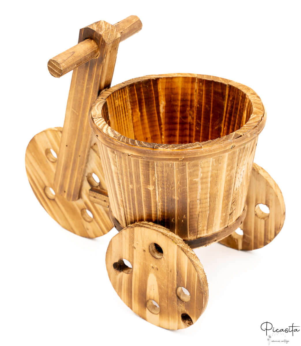 Triciclo Madera Grabado - Imagen 3