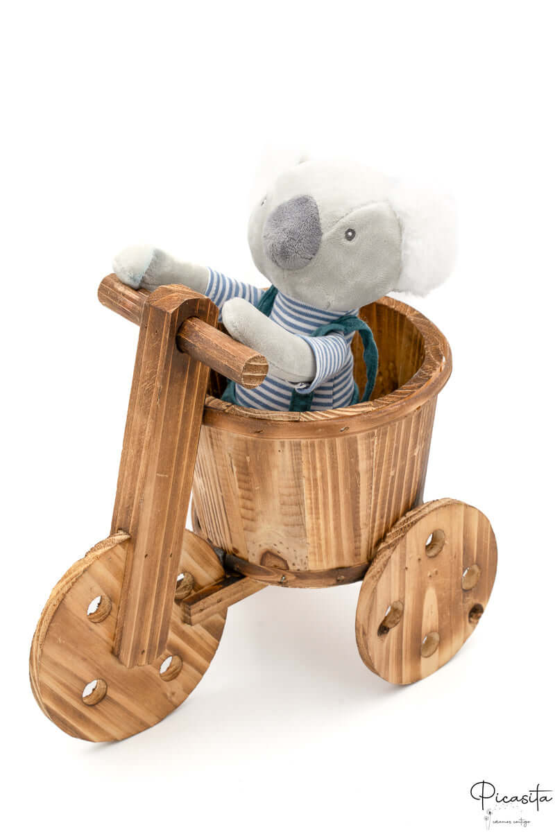 Triciclo Madera Grabado - Imagen 4